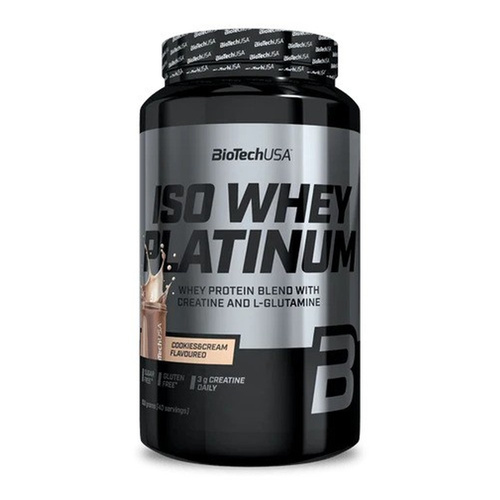 BioTechUSA Iso Whey Platinum, Cookies & Cream 908g