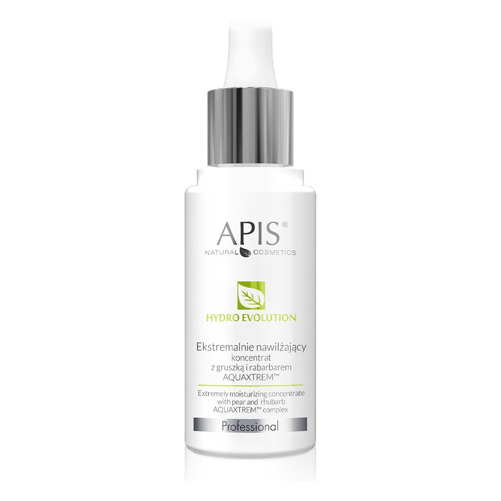 Apis Professional Hydro Evolution Ekstremalnie Nawilżający Koncentrat z Gruszką i Rabarbarem Aquaxtrem™ dla Skóry Odwodnionej 30ml
