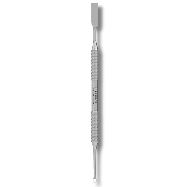 Staleks Pro Expert 51 Type 1 Manicure Pusher Flat Straight And Ring Scraper 145mm