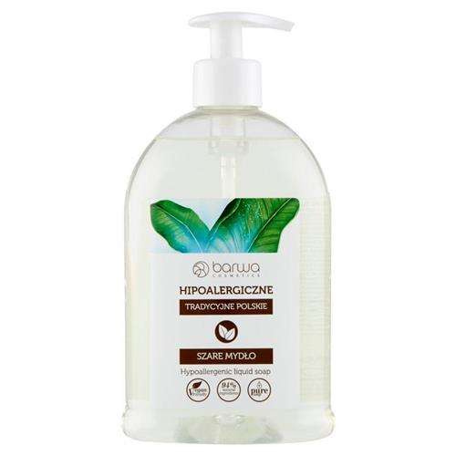 Barwa Hypoallergenic Traditional Polish Gray Soap for Sensitive Skin 500ml