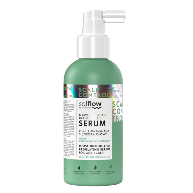So!Flow Scalp Control Serum Nawilżająco-Regulujące do Skóry Głowy 150ml