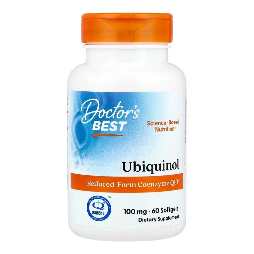 Doctor's Best Ubiquinol with Kaneka, 100mg Softgels 60 softgels