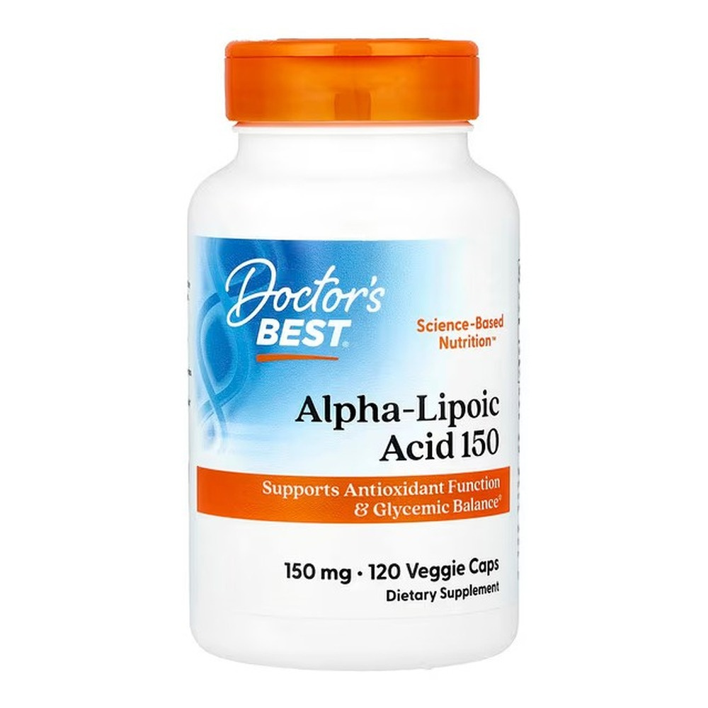 Doctor's Best Kwas alfa-liponowy, 150mg Kapsułki 120 kapsułek