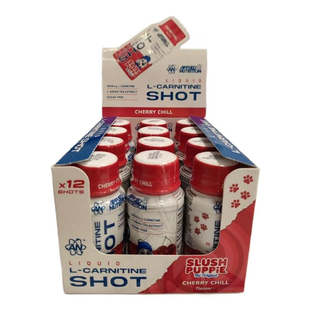 Applied Nutrition płynny shot L-karnityny Slush Puppie Cherry Chill 12x60ml