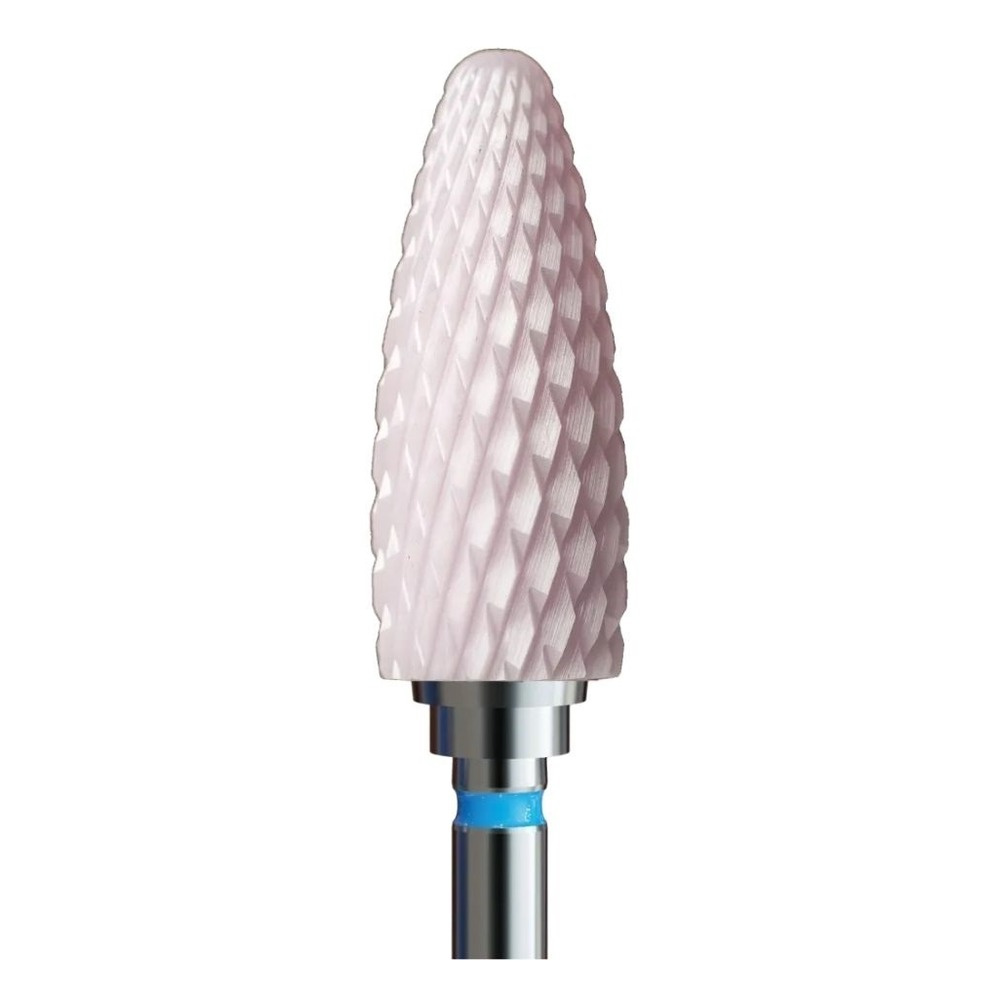IQ Nails Ceramic Drill Bit Cone Cross Cut 6mm Pink