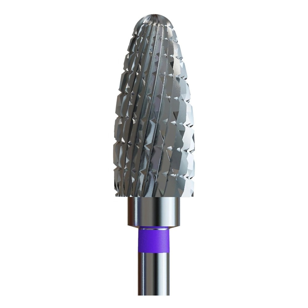 IQ Nails Tungsten Carbide Nail Drill Bit Pinecone Crosswise Cut 6mm for Manicure 274.134.060 1 Piece