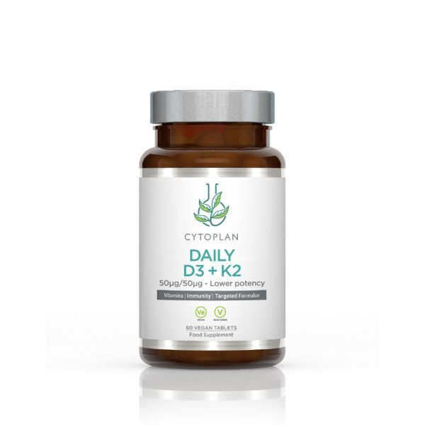Daily D3 + K2 - 60 vegan tabs