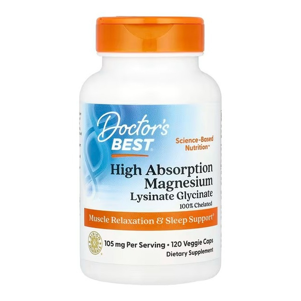 Doctor's Best Magnez High Absorption, 105mg Kapsułki 120 kapsułek