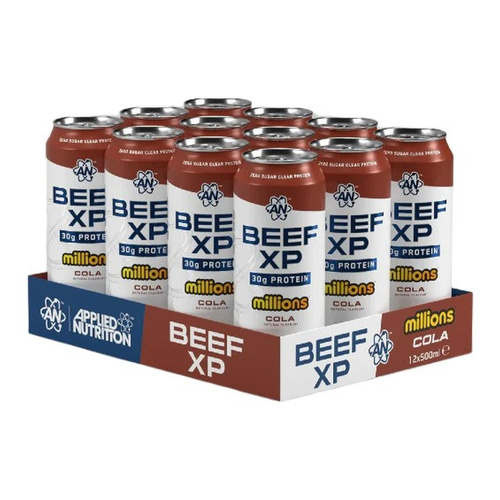 Applied Nutrition Beef XP Cans, Millions Cola 12 x 500ml