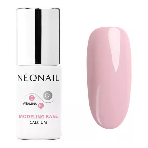 NeoNail UV/LED Baza Hybrydowa Modeling Base Calcium Neutral Pink 7.2ml