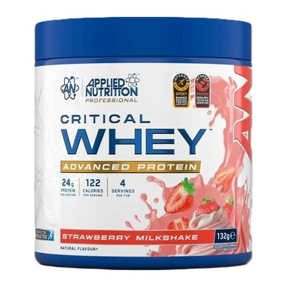 Applied Nutrition Critical Whey mieszanka białek serwatkowych Truskawkowy Milkshake 132g