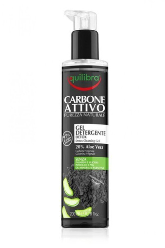 EQUILIBRA CLEANSING Gel For Washing Face With Active Carbon 200ml