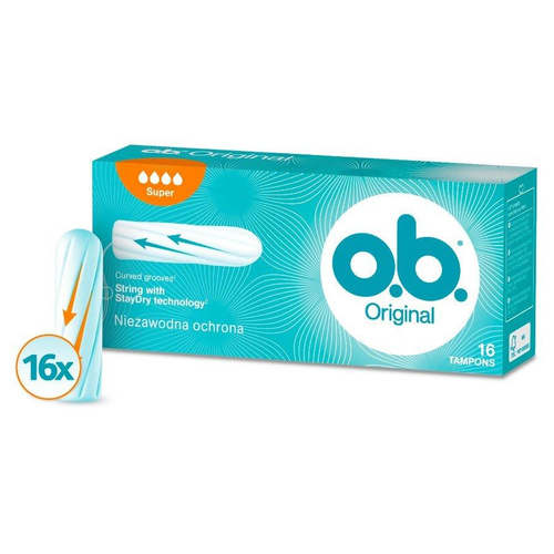 O.B. Original Super Tampons 16 Pieces