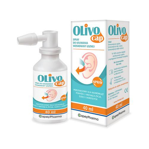 Olivocap Earwax Removal Spray for Children and Adults 40ml Best Before 30.06.26