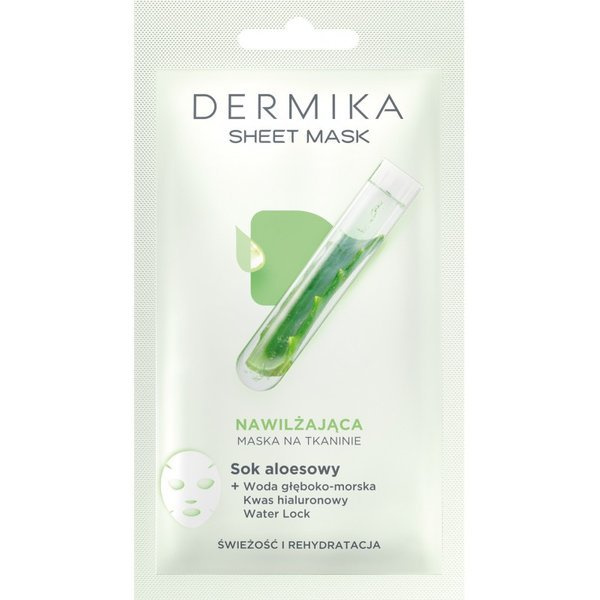 Dermika Sheet Mask maska na tkaninie nawilżająca 17g