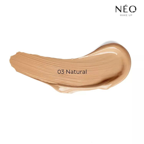 Neo Makeup Intense Serum Sheer SPF 30 Moisturizing Foundation No. 03 Natural with Glass Skin Effect 30ml