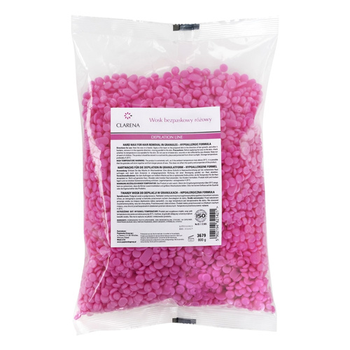 Clarena Hard Wax for Hair Removal in Granules Hypoallergenic Formula 800g