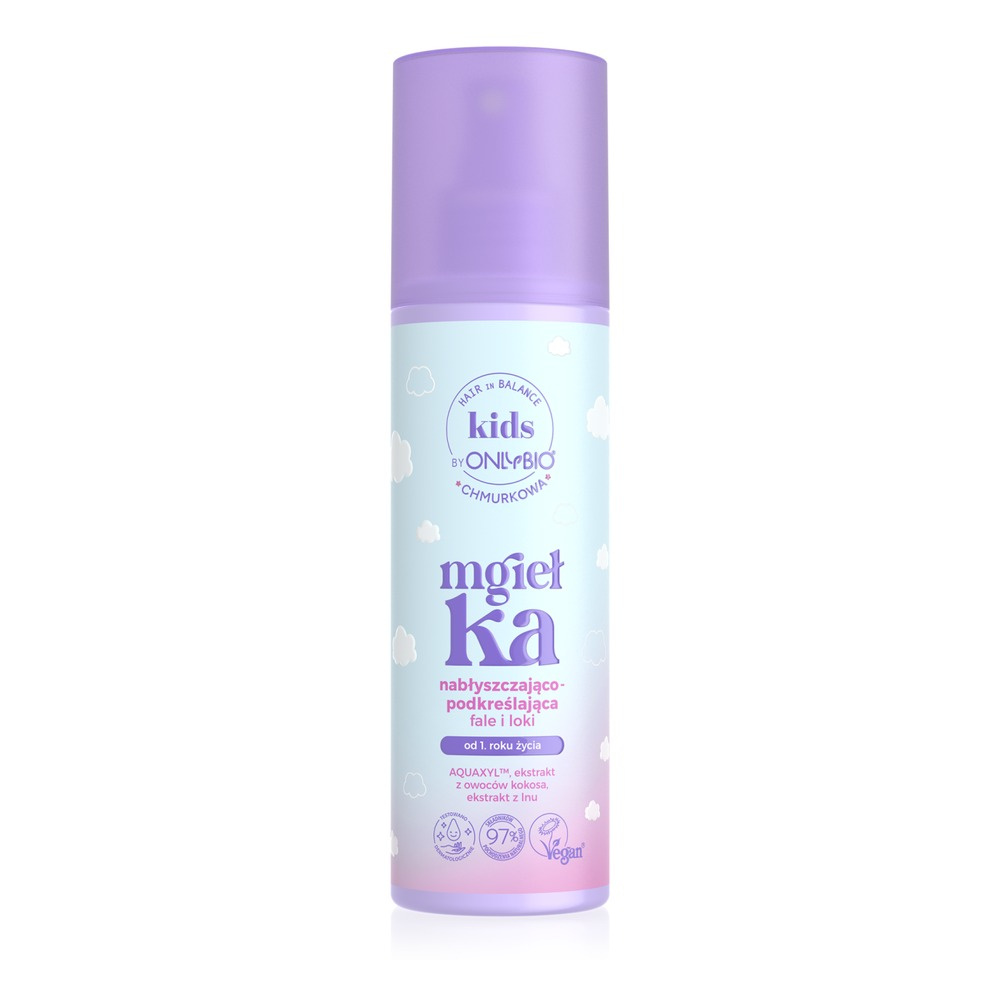OnlyBio Hair in Balance Kids Chmurkowa Shine Enhancing Waves and Curls Mist 200ml