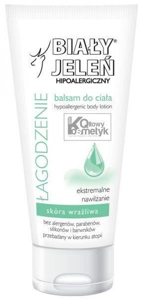BIAŁY JELEŃ balsam do ciała łagodzenie hipoalergiczny dla skóry wrażliwej 200ml