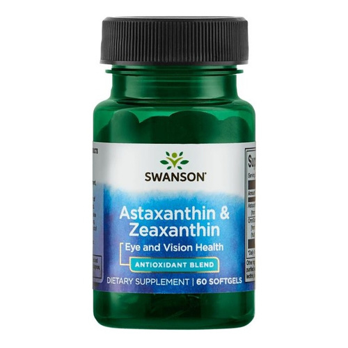 Swanson Astaxanthin & Zeaxanthin Astaksantyna i Zeaksantyna 60 Kapsułek