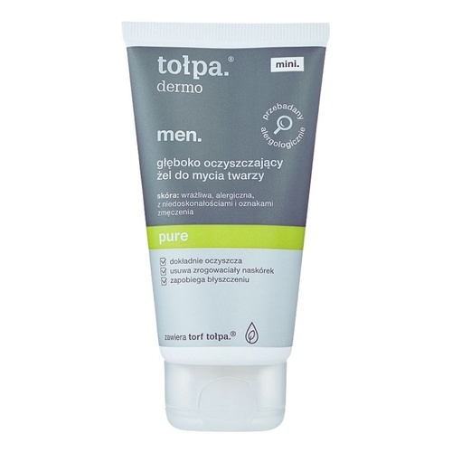 Tołpa Dermo Men Pure Węglowy żel do twarzy 150ml