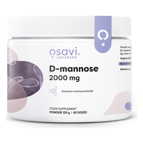 Osavi D-mannose Powder 2000mg for Urinary Tract Health 120g