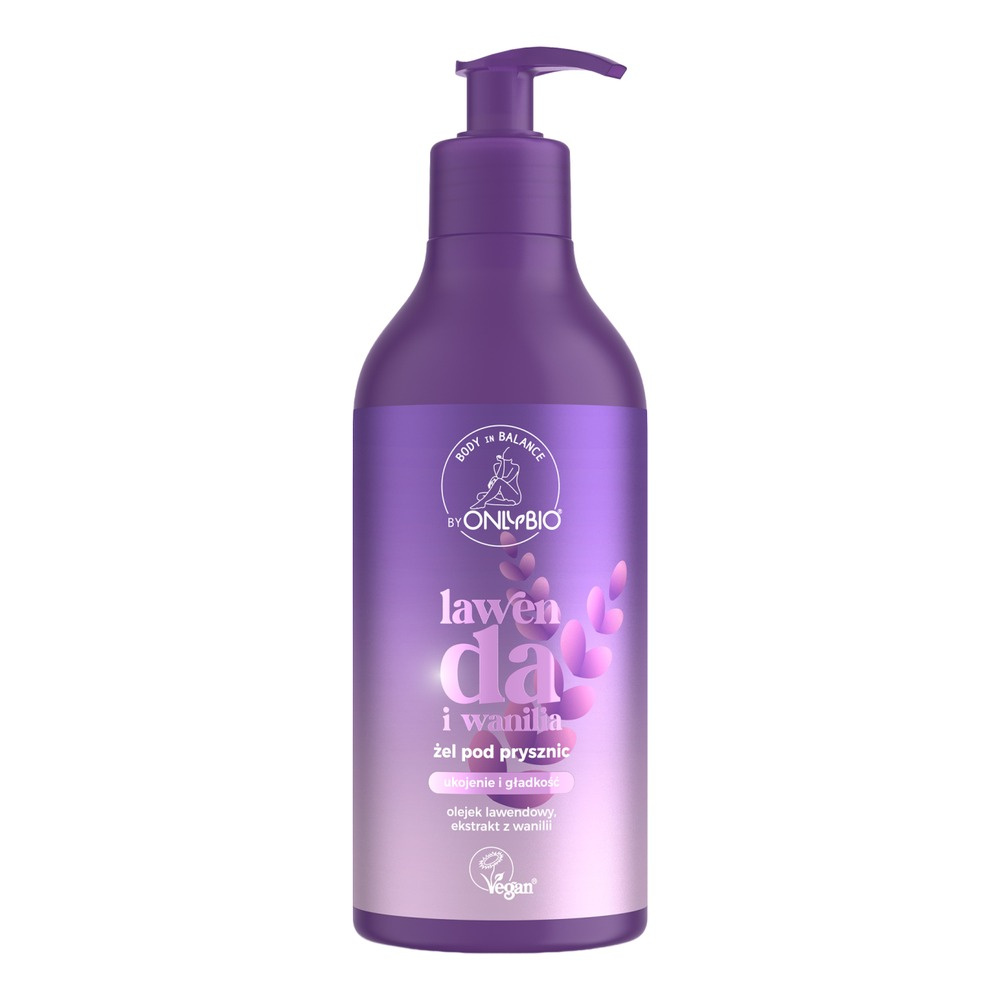 OnlyBio Body in Balance Shower Gel Lavender and Vanilla 400ml