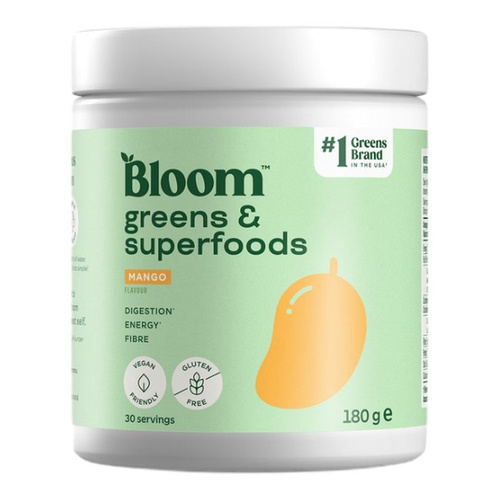 Bloom Greens & Superfoods Proszek, Mango 180g