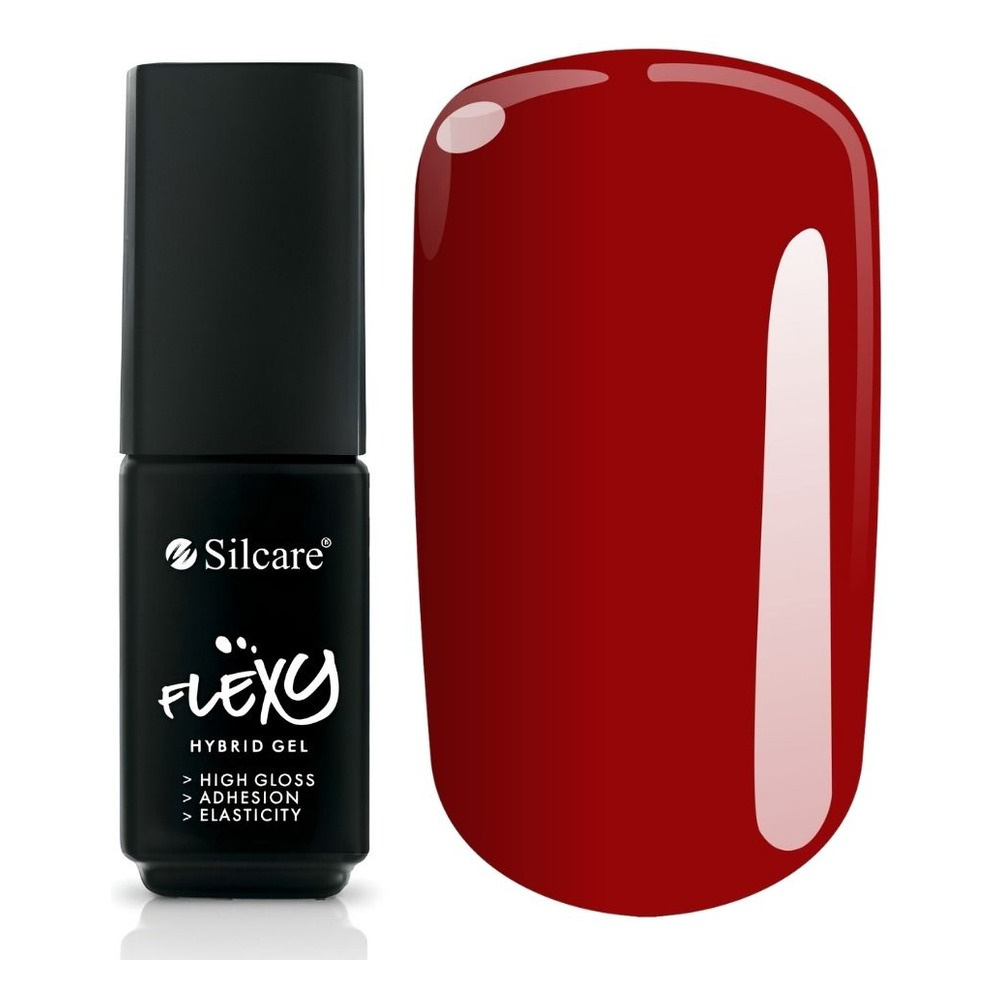 Silcare Flexy UV/LED Hybrid Nail Polish 28 Poppy Red 4.5g