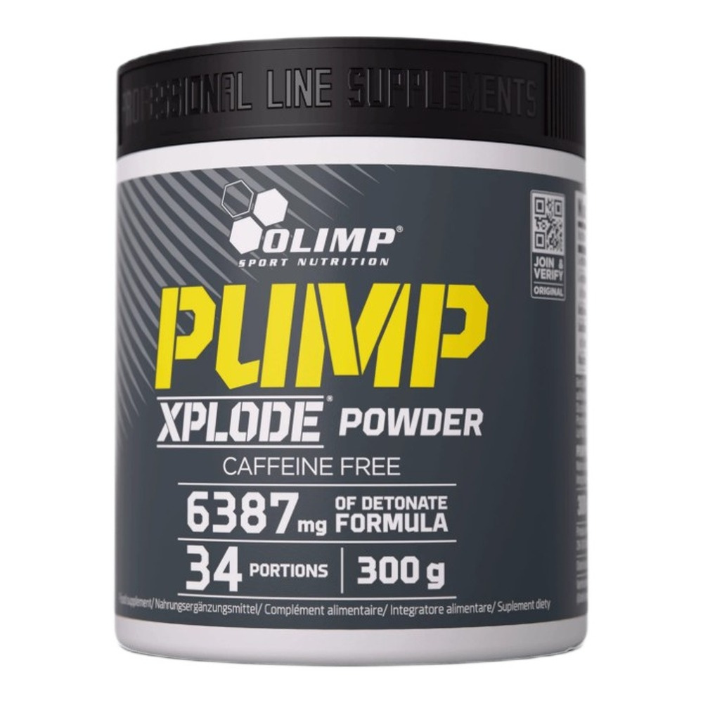 Olimp Nutrition Pump Xplode Caffeine-Free Pre-Workout Fruit Punch 300g