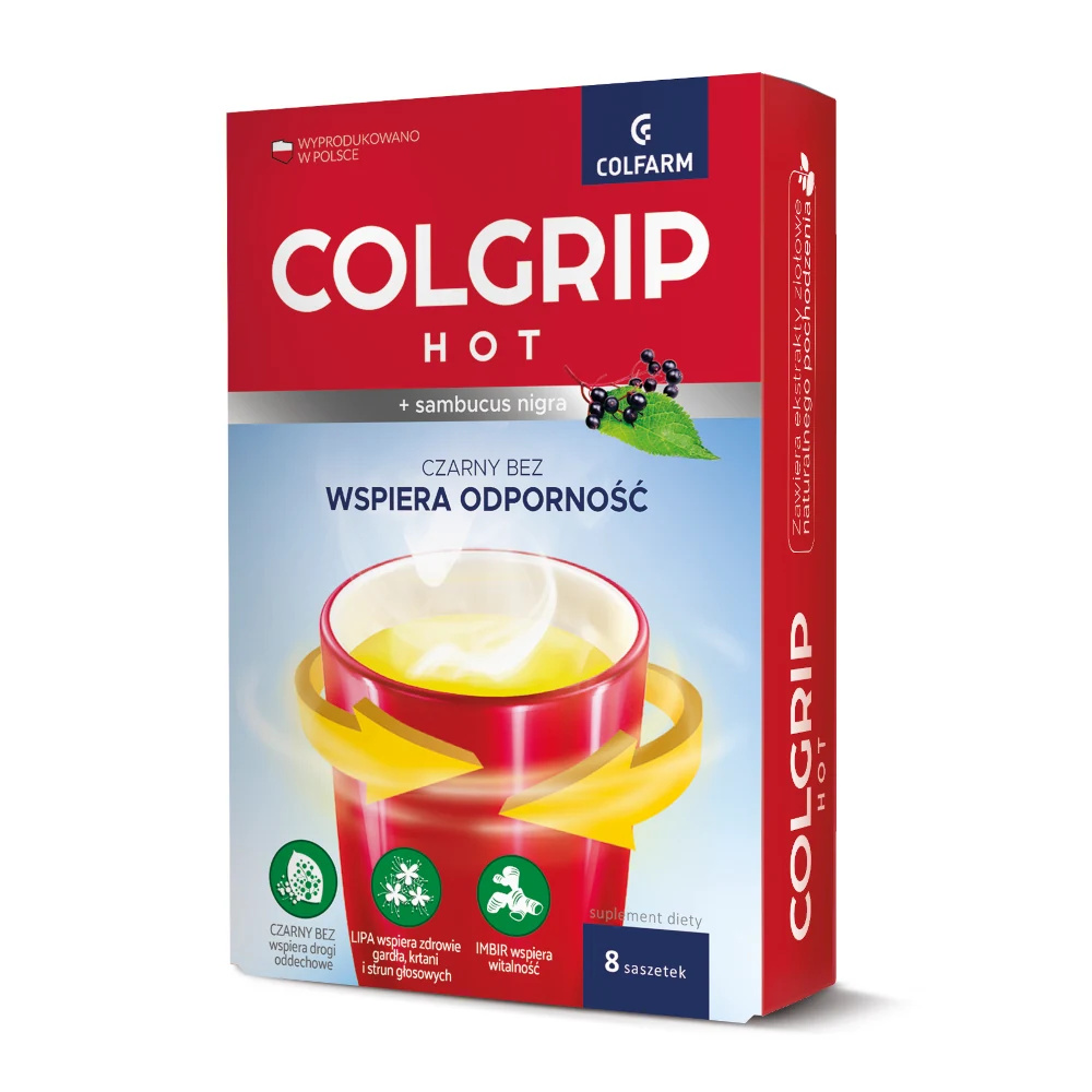 Colfarm Colgrip Hot Wspiera Odporność 8 Saszetek