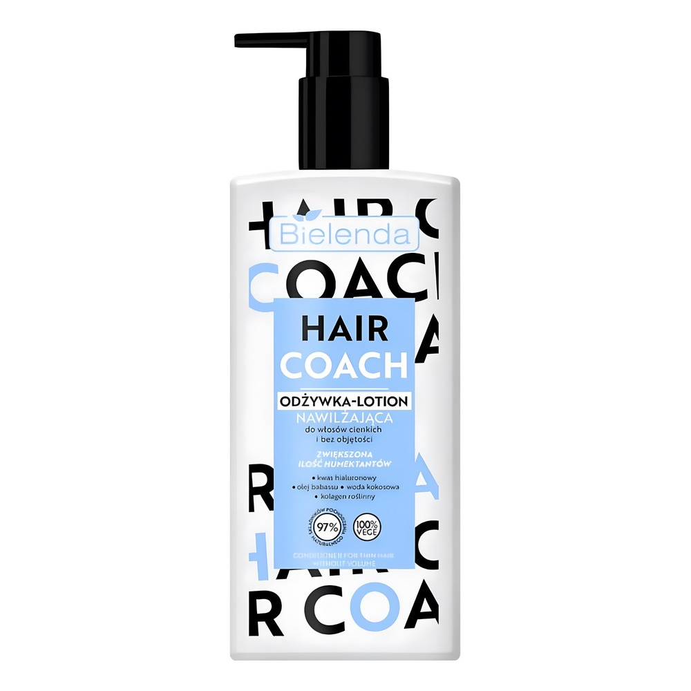 Bielenda Hair Coach Moisturizing Conditioner-Lotion for Thin Hair and No Volume 280ml
