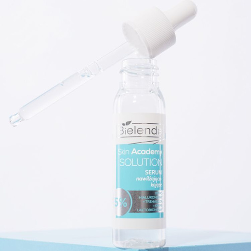 Bielenda Skin Academy Solution Moisturizing and Soothing Serum 5% Hyaluronic Acid Trehalose for Dry Sensitive Skin 30ml