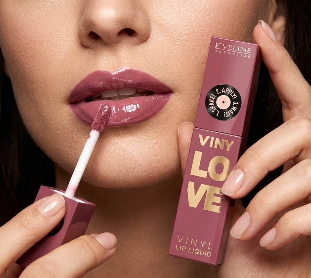 Eveline VinyLove Liquid Vinyl Lipstick with Gloss Effect No.08 Honey 4ml