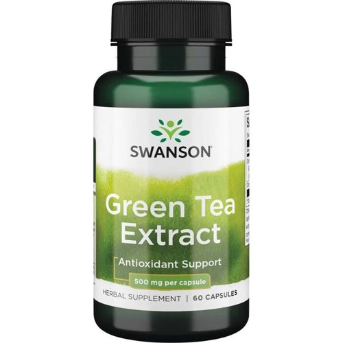 Swanson Green Tea Extract 500mg 60 Capsules
