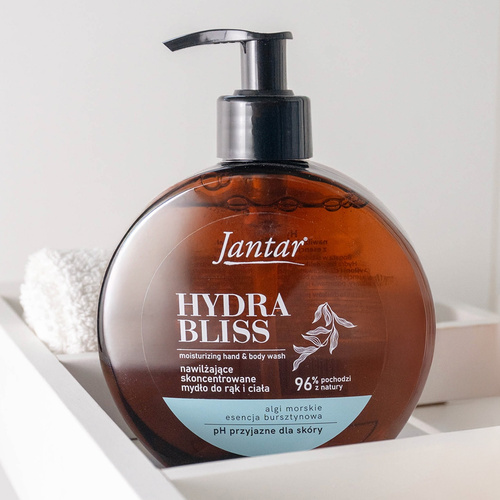 Jantar Hydra Bliss Nawilżające Mydło do Rąk Esencja Bursztynowa i Algi 400ml