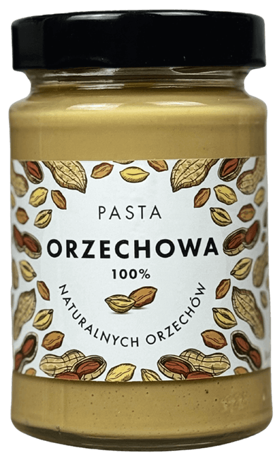 Młyn Kopytowa Skarby Młyna 100% Naturalna Pasta Orzechowa Arachidowa Masło Orzechowe 300g