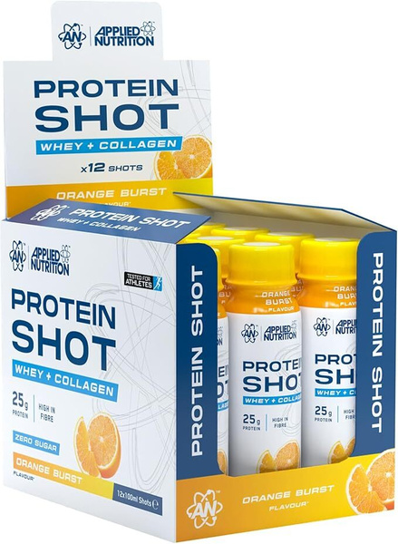 Protein Shot, Orange Burst - 12 x 100 ml.