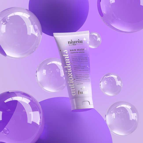 Niuviu Lumi Mask for Colored Hair Intensive Moisturizing and Color Protection 200ml