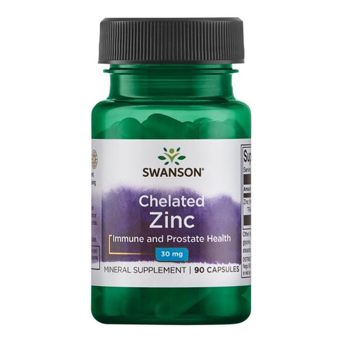 Swanson Chelated Zinc 30mg 90 Capsules