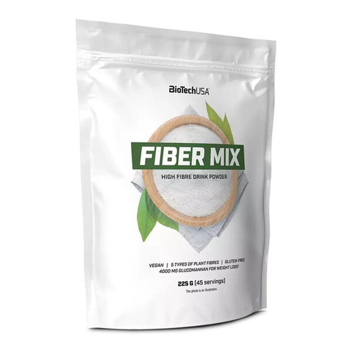 BioTechUSA Fiber Mix Błonnik roślinny w proszku, Bez smaku 225g