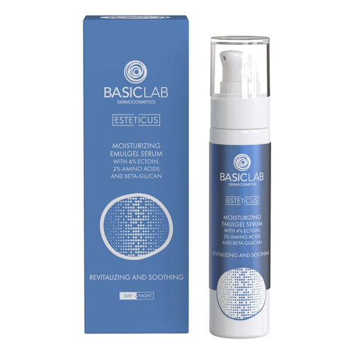 BasicLab Dermocosmetics Esteticus Nawilżające Serum Emu-Żel do Twarzy 50ml