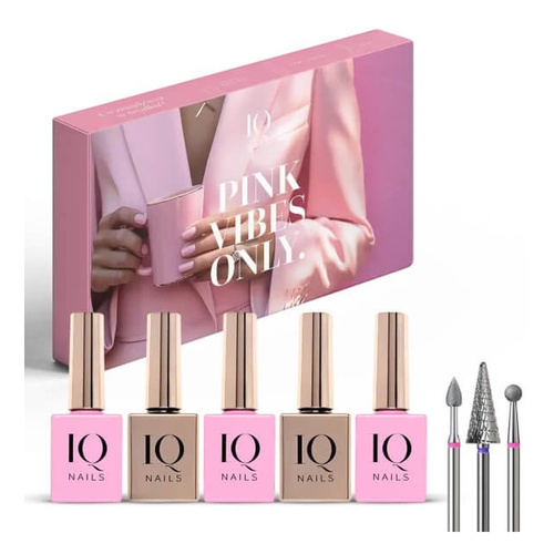 IQ Nails UV20-PINK VIBES ONLY Nail Set