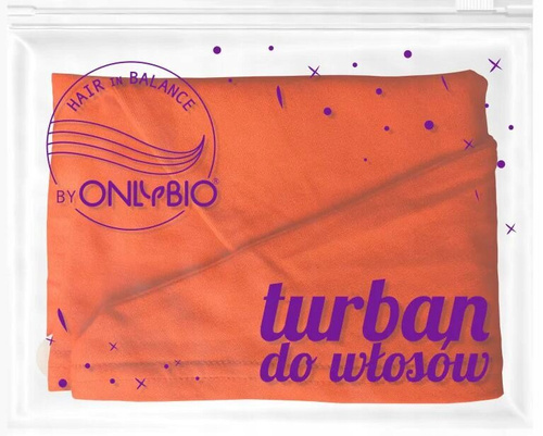 OnlyBio Hair in Balance Bawełniany Turban do Włosów 1 Sztuka