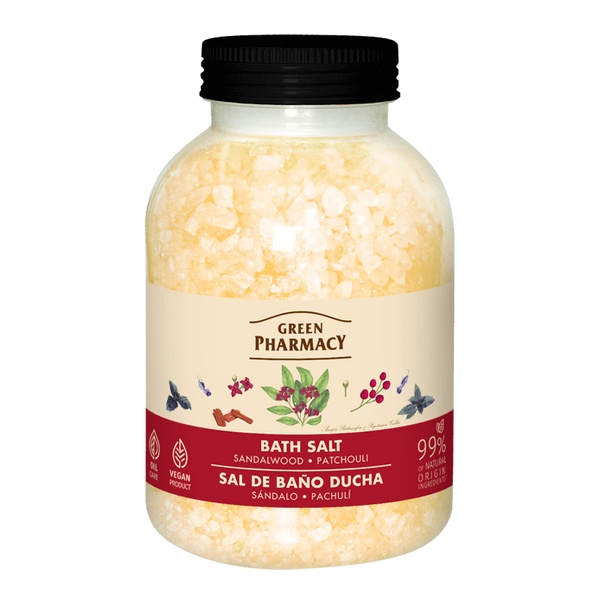 Green Pharmacy Sól do Kąpieli Drzewo Sandałowe i Paczula 1000g