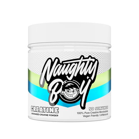 Naughty Boy Creatine Mikronizowana w Proszku na Siłę i Wytrzymałość 150g