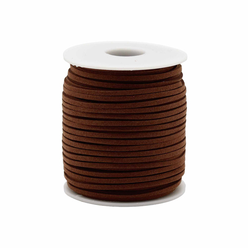 Bulk Roll Pendant Cord -  2.5mm x 45m - Dark Brown A010