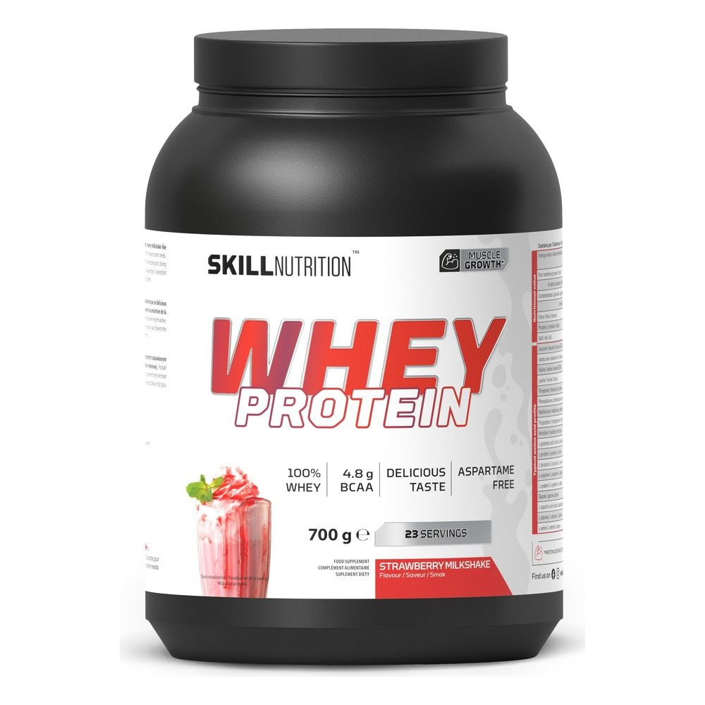 Skill Nutrition Whey Protein WPC 80 Strawberry Milkshake 700g
