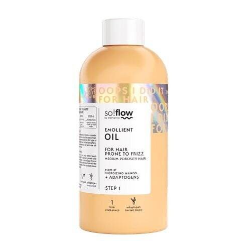 So!Flow Emollient Oil for Medium Porosity and Frosty Hair 150ml Best Before 02.01.27