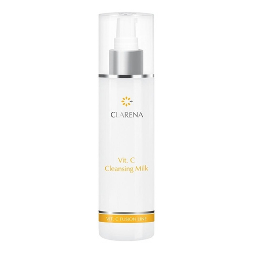 Clarena Vit C Fusion Line Makeup Remover Milk with Vitamin C Illuminating for Tired Skin 200ml